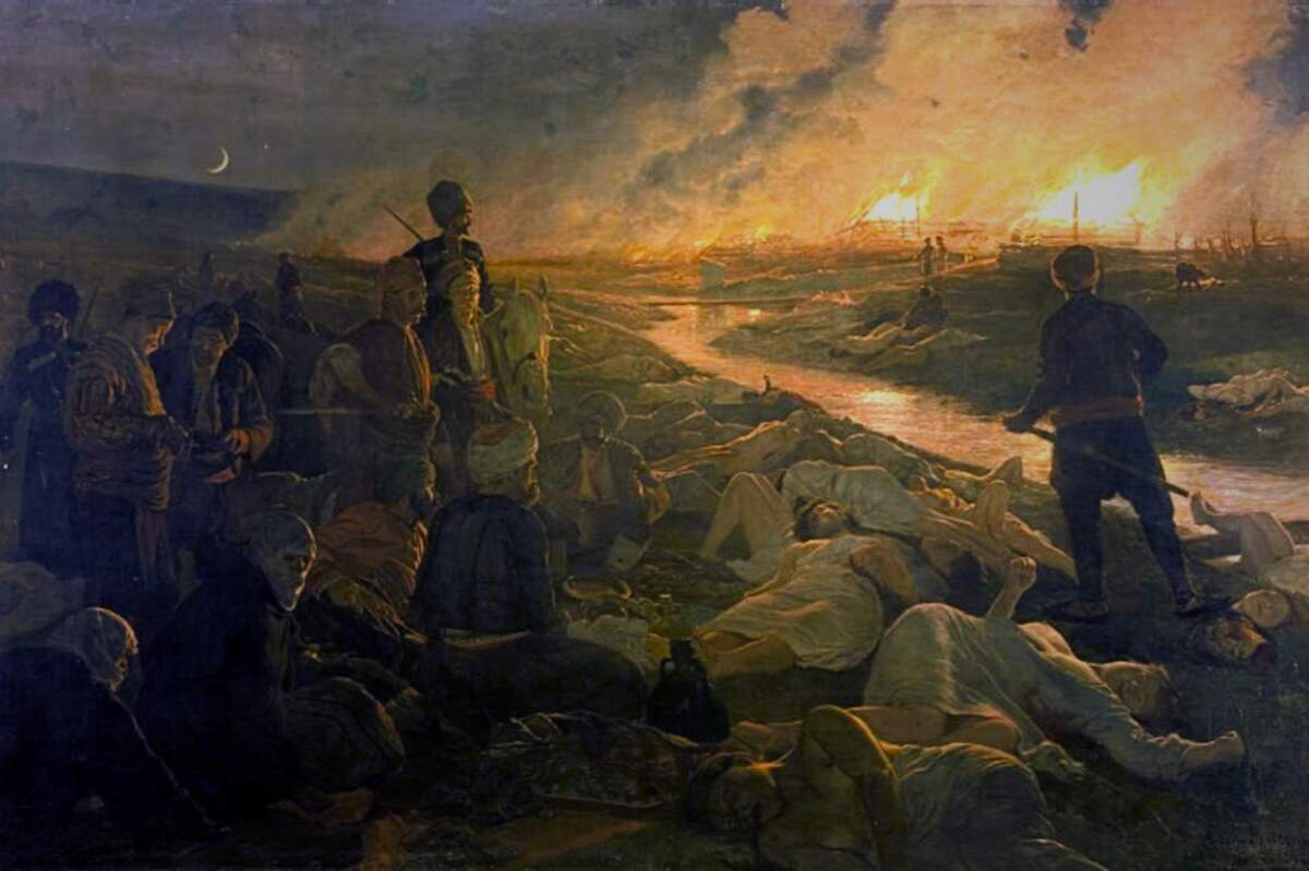 Antoni Piotrowski 1889, Le massacre de Batak