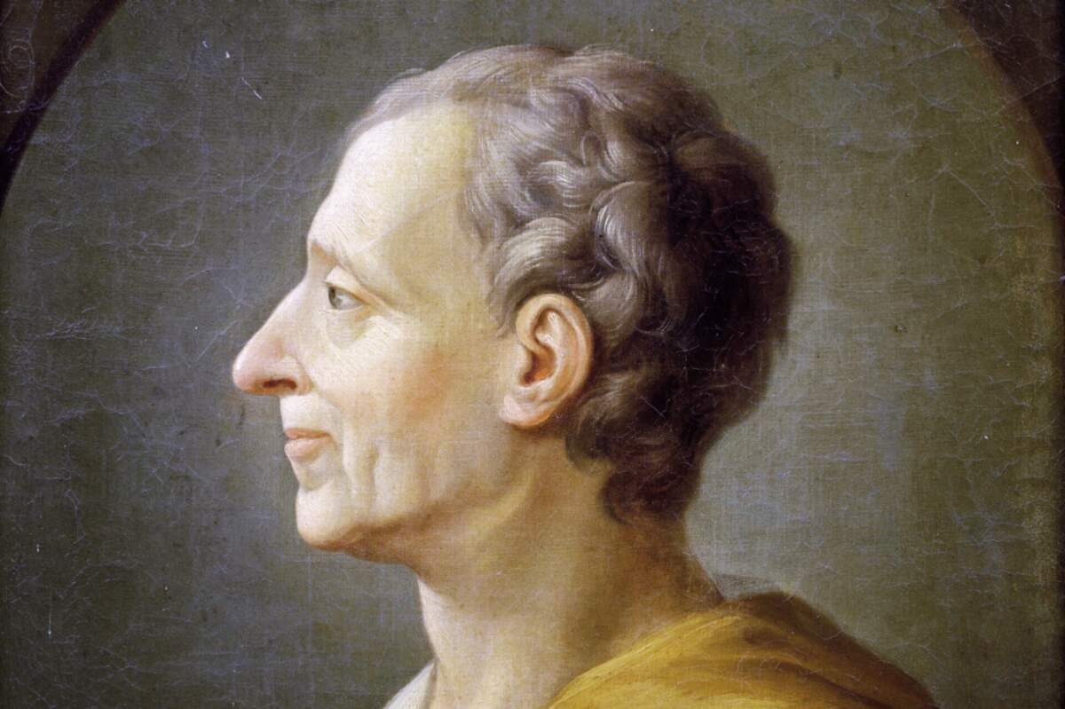 Montesquieu en 1728 (peinture anonyme).