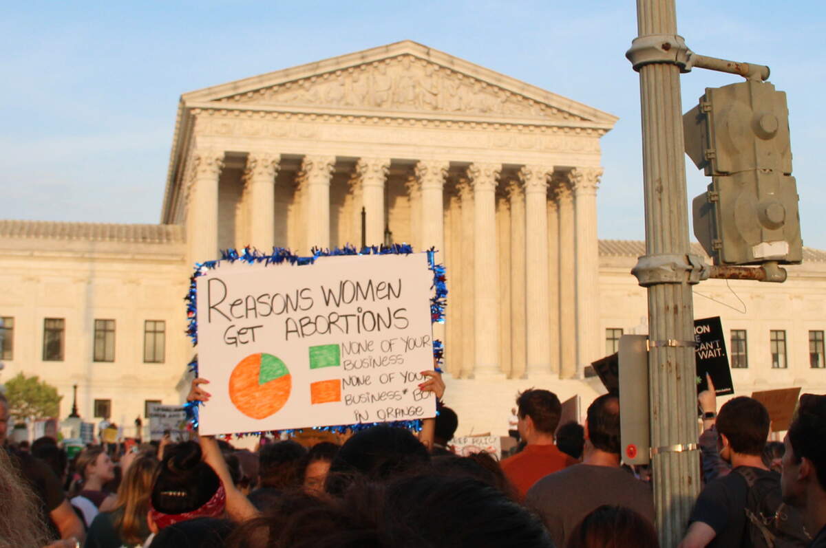 Manifestation à Washington DC. en 2022. Par Janni Rye   Travail personnel, CC0, https://commons.wikimedia.org/w/index.php?curid=117692463