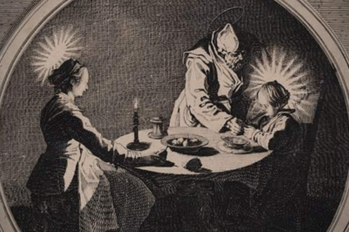 Le Benedicite, estampe appelée aussi La Sainte Famille · The Metropolitan Museum of Art · Jacques Callot (1592 1635) · Domaine public