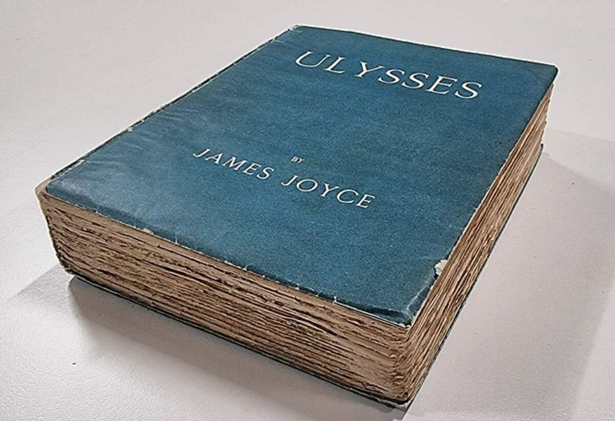 James Joyce Ulysses 1ère édition 1922. Geoffrey Barker via Wikimédia
