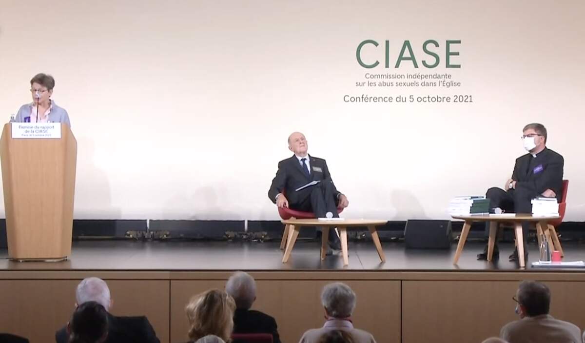 Remise du rapport de la CIASE, le 5 octobre 2021