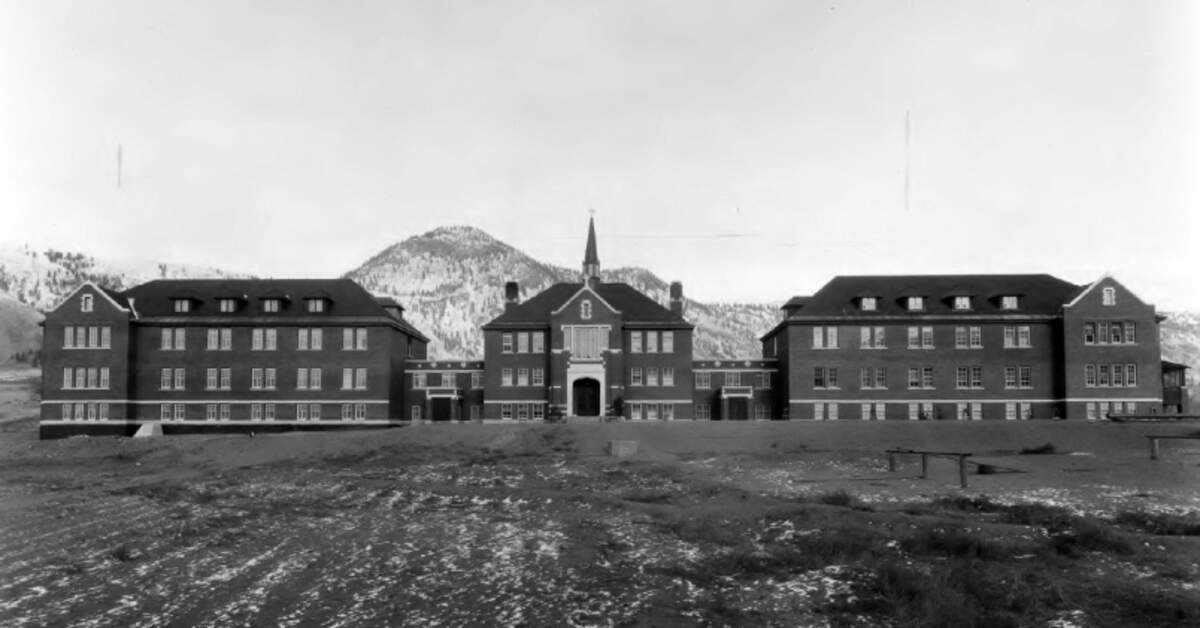 Pensionnat pour Autochtones à Kamloops en 1930 | Archives Deschâtelets-NDC, Richelieu
