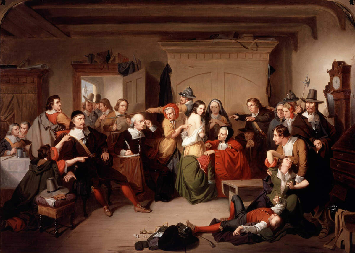 Tableau : « The Examination of a Witch », de T. H. Matteson