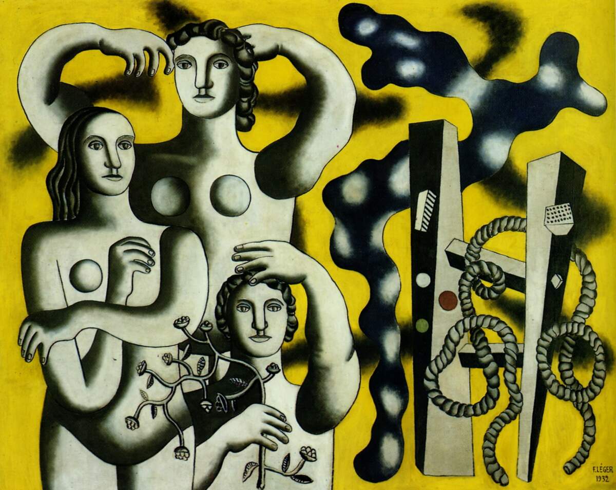 Composition aux trois figures, Fernand Léger (1881, France - 1955, France) DR