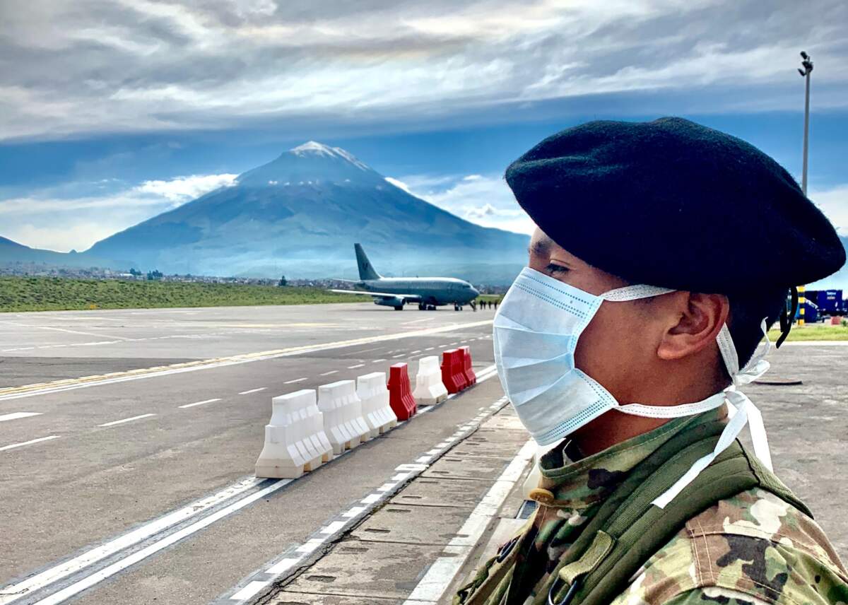 Covid19-Peruvian Airforce | Photo : Franco cp