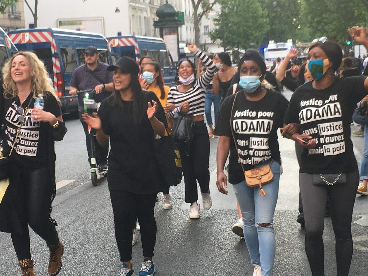 Paris Batignolles, 2 juin 2020, manifestation pour Adama Traore et George Floyd | Photo de Langladure via Wikimédia CC BY-SA 4.0