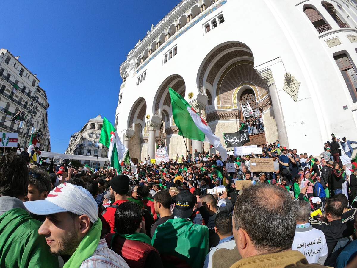 Manifestation au centre d’Alger en 2019 | DR
