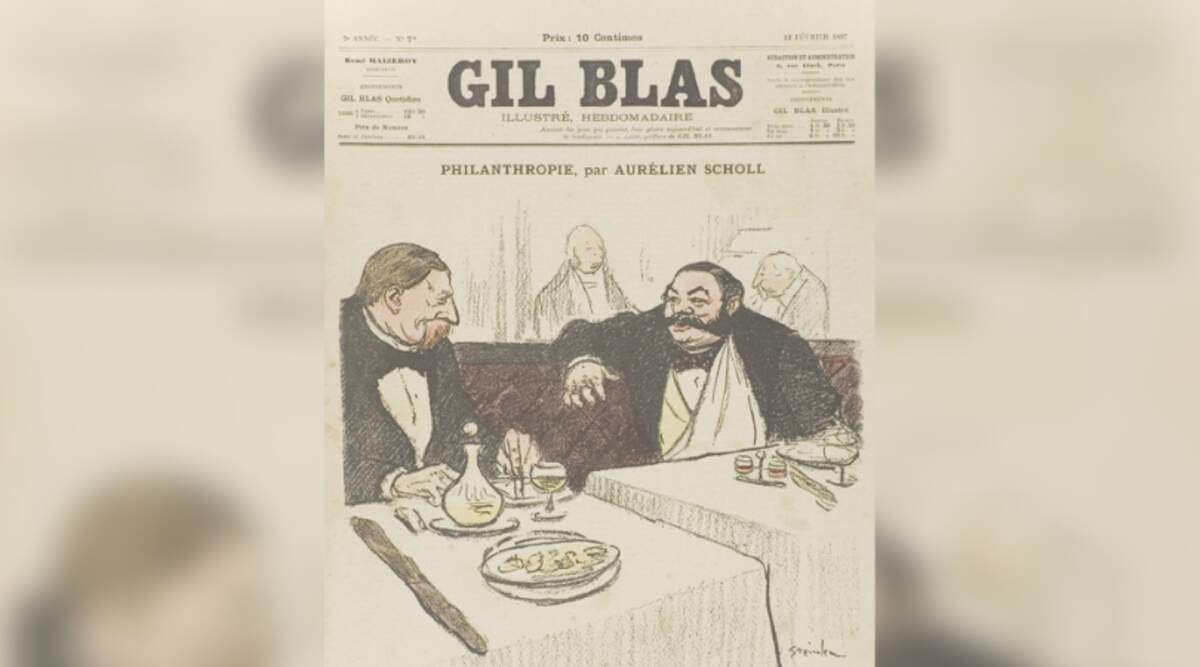 Illustration de Théophile Alexandre Steinlen (1859-1923) dans Le Gil Blas illustré, 12 février1897. 