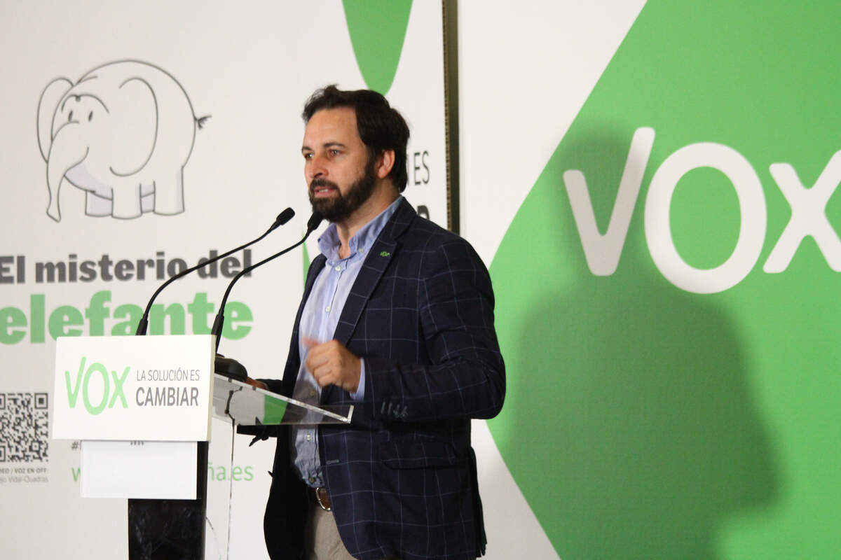 Santiago Abascal, mai 2014, photo de Contando Estrelas. Wikimédia