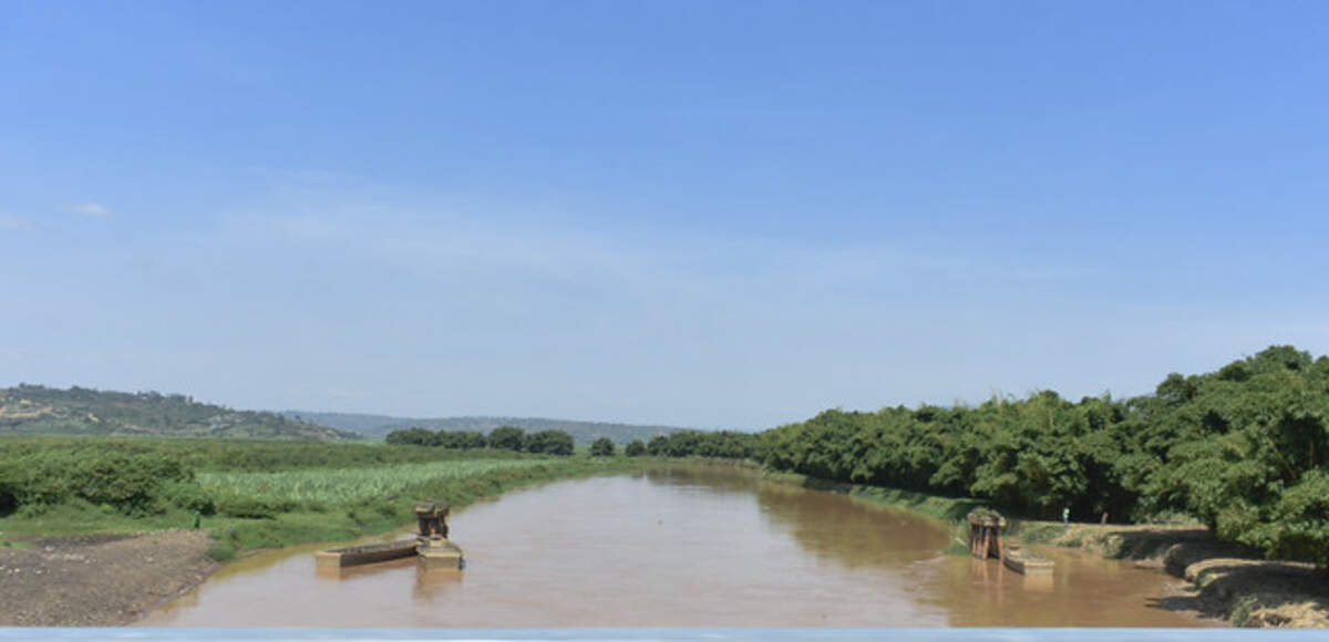 Mugisha Don de Dieu, la rivière Nyabarongo en mars 2017.