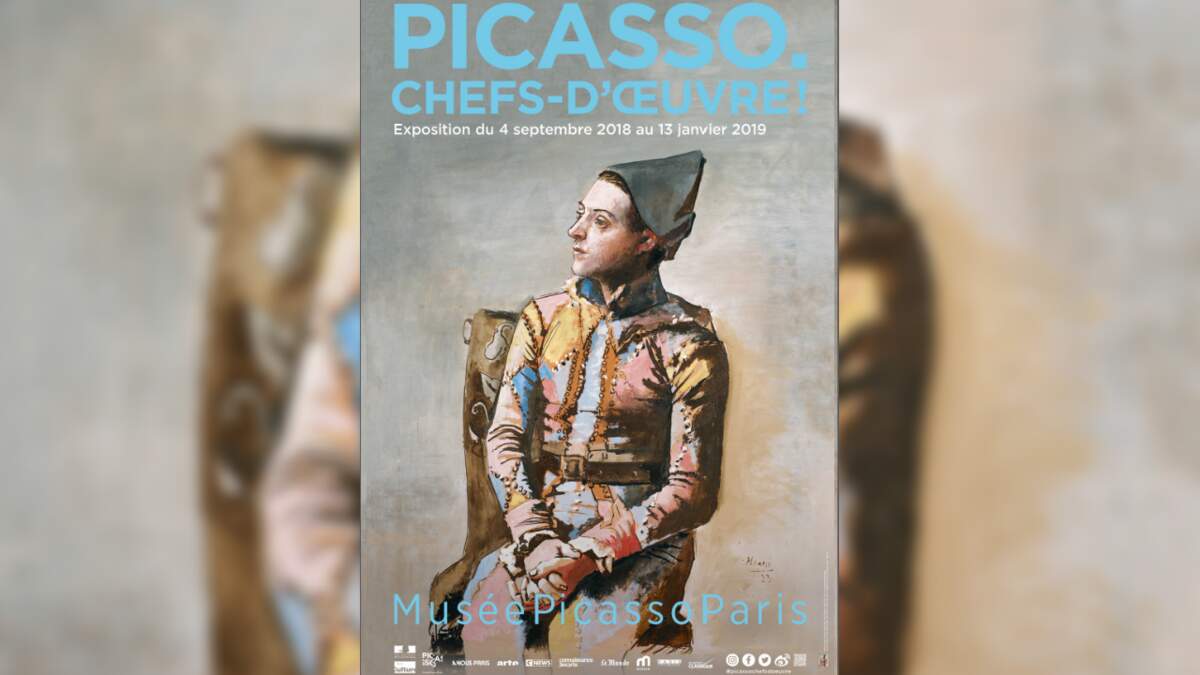 Affiche Exposition Picasso. Chefs-d’œuvre !