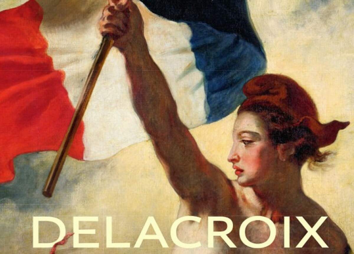 Détail de l’affiche, Musée du Louvre - Exposition Delacroix (1798-1863)  du 29 Mars 2018 au 23 Juillet 2018