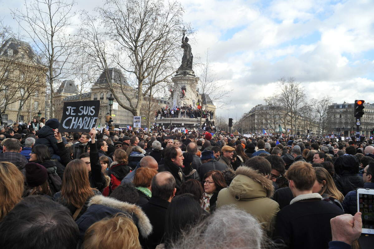   11.01.2015, Paris, Place de la République ©Nikleitz 2015