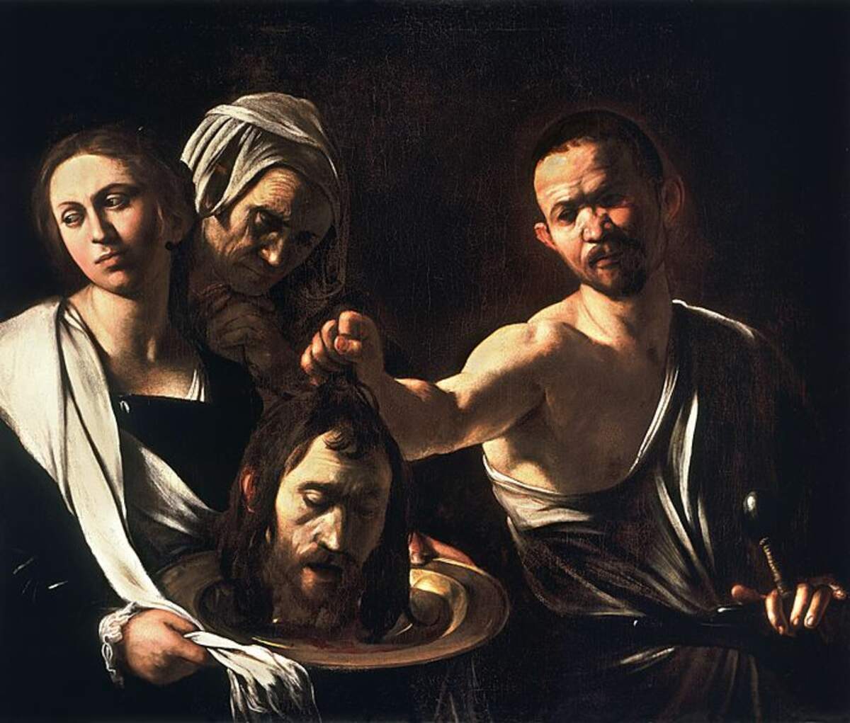 Caravage, Salomé avec la tête de saint Jean-Baptiste, 1610.