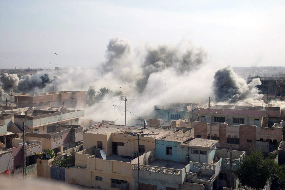Fallujah 2004 | « Opération de stabilisation (SASO) visant à éradiquer les insurgés ennemis à Falloujah, dans la province d’Al Anbar, en Iraq, au cours de l’opération IRAQI FREEDOM ». Photo wikimédia : CPL Joel A. Chaverri