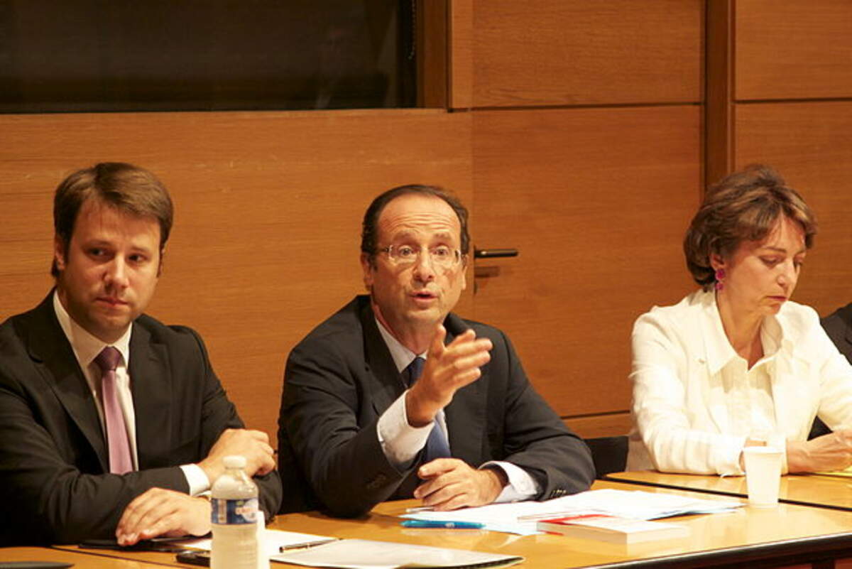 François Hollande à Rennes le 27 septembre 2011.    Photo : Frennes