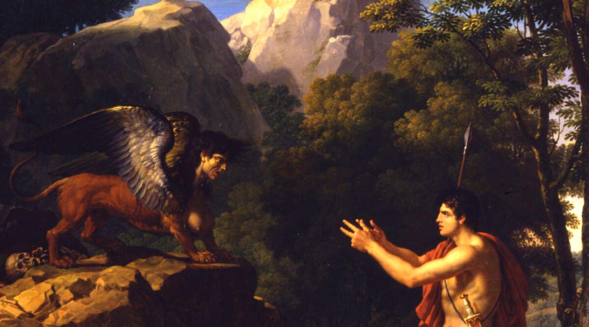 François-Xavier Fabre - Oedipe et le Sphinx (1806)