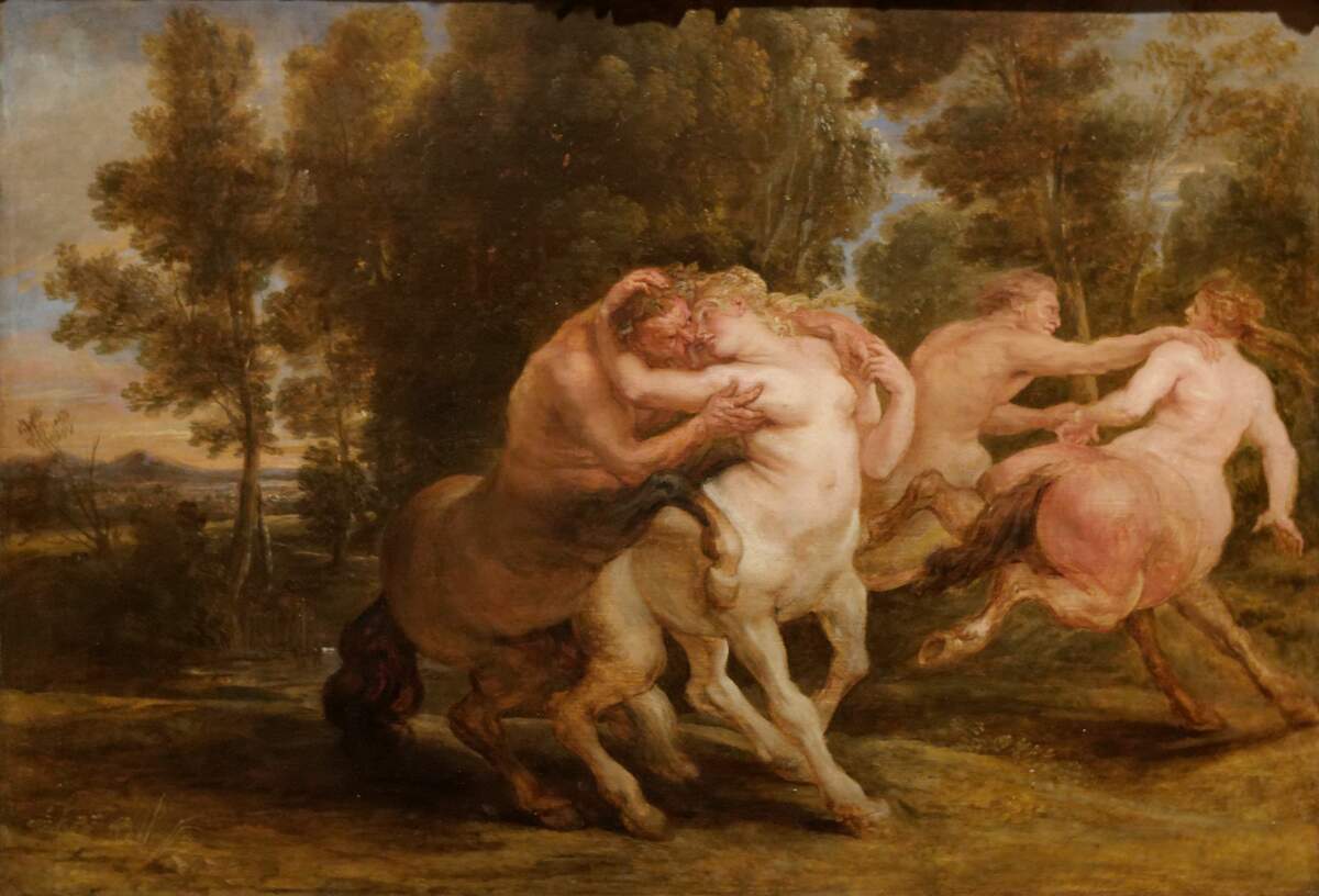 Les amours des Centaures. Rubens, vers 1635. Musée Calouste-Gulbenkian