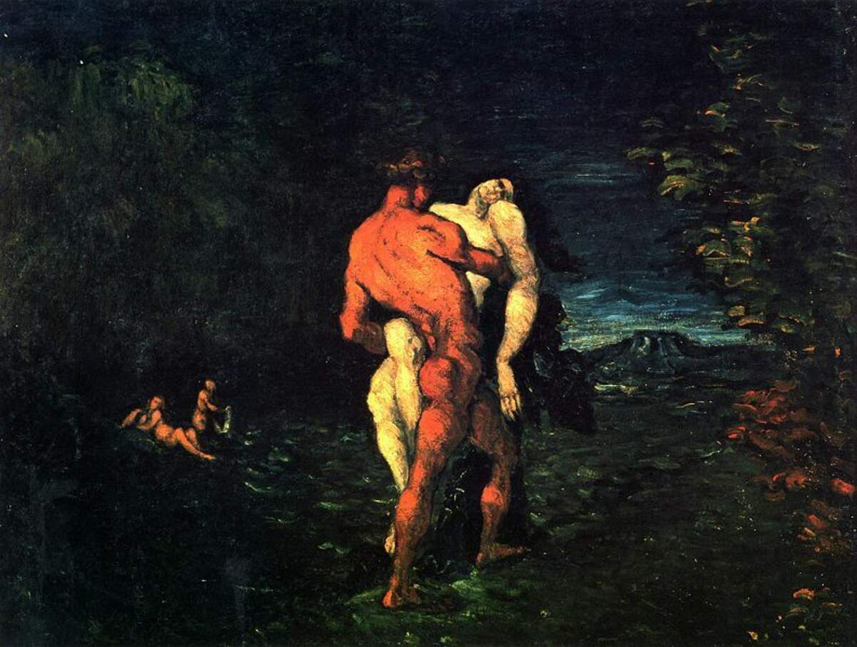 L’Enlèvement. Tableau de Paul Cézanne (1867) • Crédits : The Yorck Project. C.C