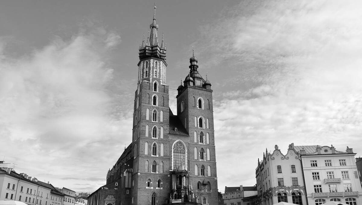 Eglise, Cracovie, Pologne
