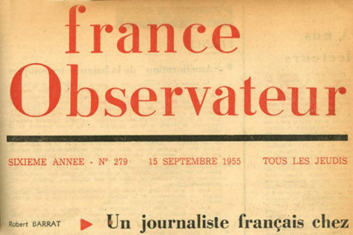 Crédit : « France-Observateur » du 15 septembre 1955.