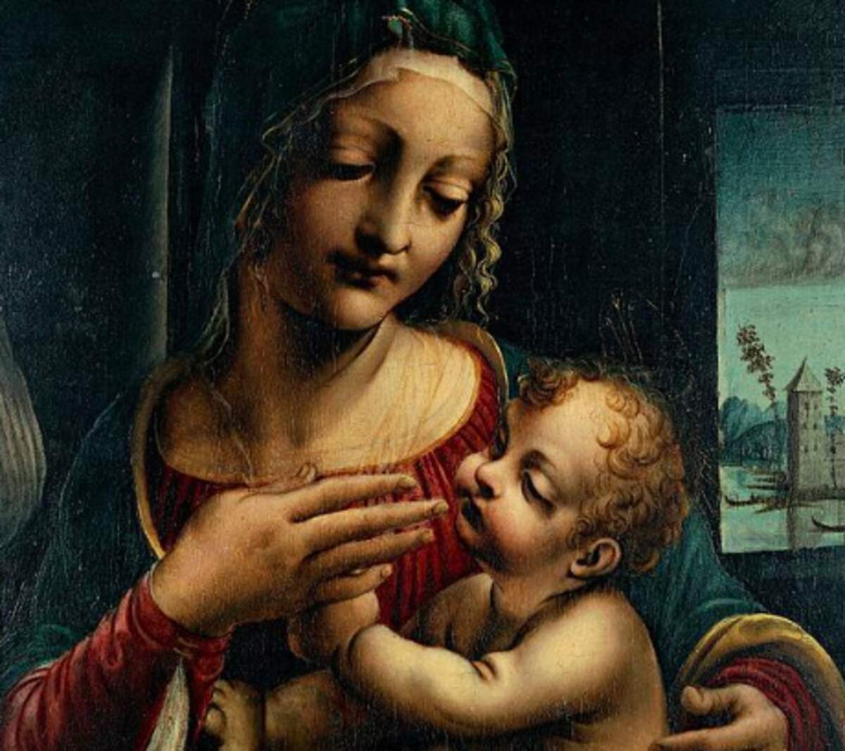  Napoletano Francesco, Vierge à l’Enfant, fin des années 1480 - Wikimédia