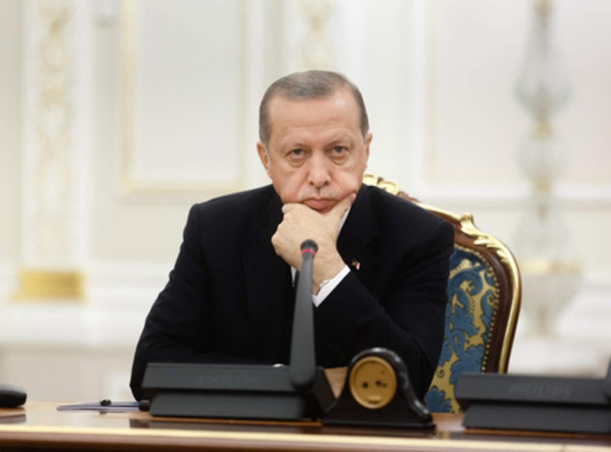 Recep Tayyip Erdoğan, Président du Parti de la justice et du développement (AKP), 9 octobre 2017. Photo de Mykhaylo Palinchak via StockLib. 
