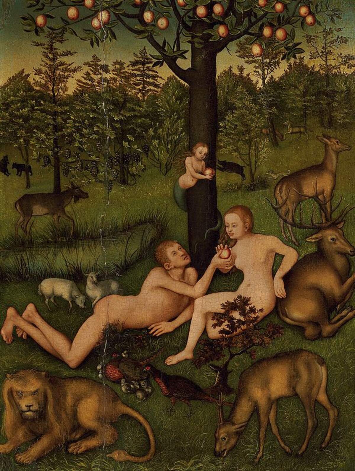 Le Jardin d’Eden, de Lucas Cranach l’Ancien / Wikimedia Commons