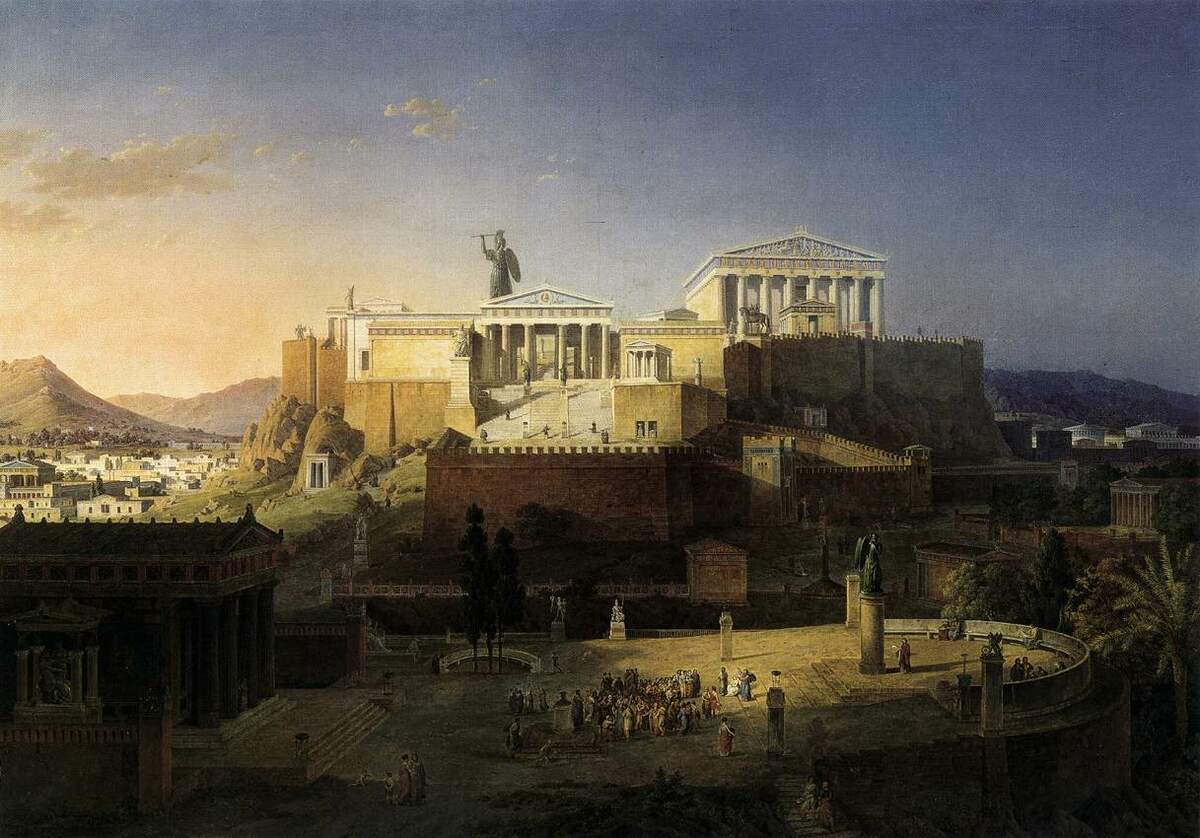 L’Acropole, par Leo von Klenze