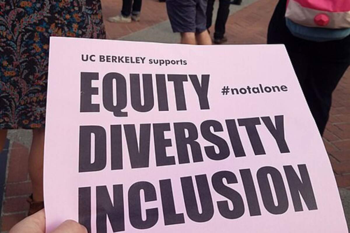 Équité, diversité, inclusion, université de Berkeley. Quinn Dombrowski from Berkeley, USA   Equity, diversity, inclusion via Wikimedia