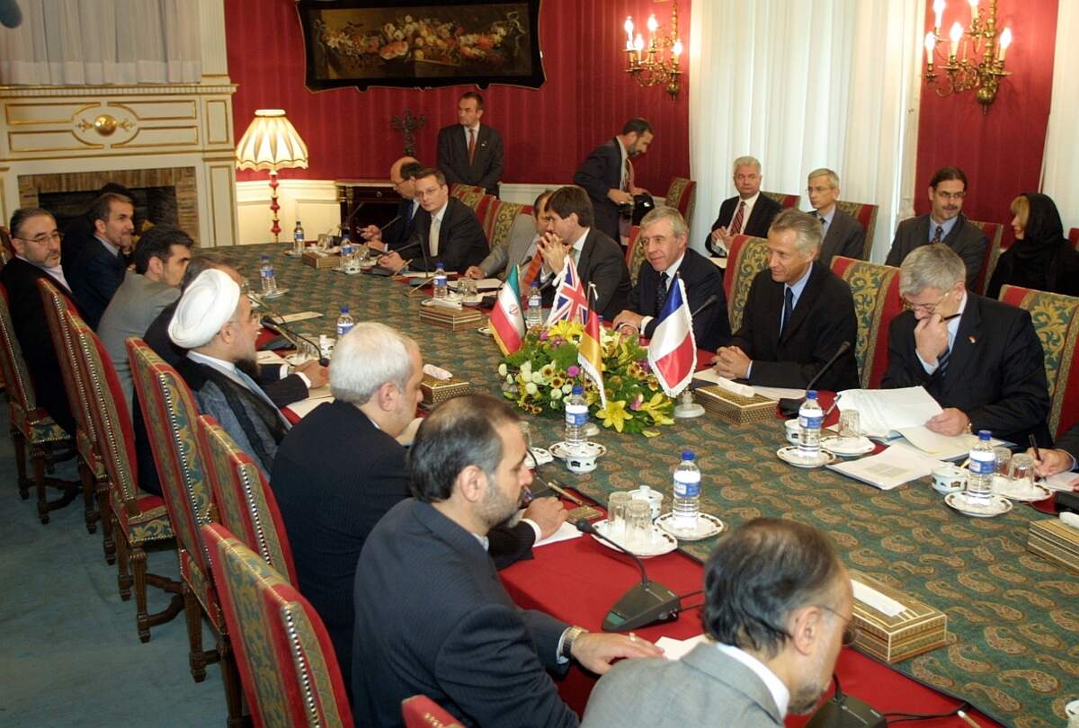 Réunion entre l’Iran et l’UE-3 © wikimedia commons