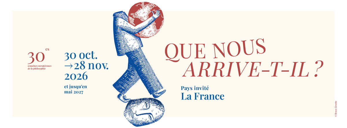 Affiche officelle de l’édition Citéphilo 2026/2027
