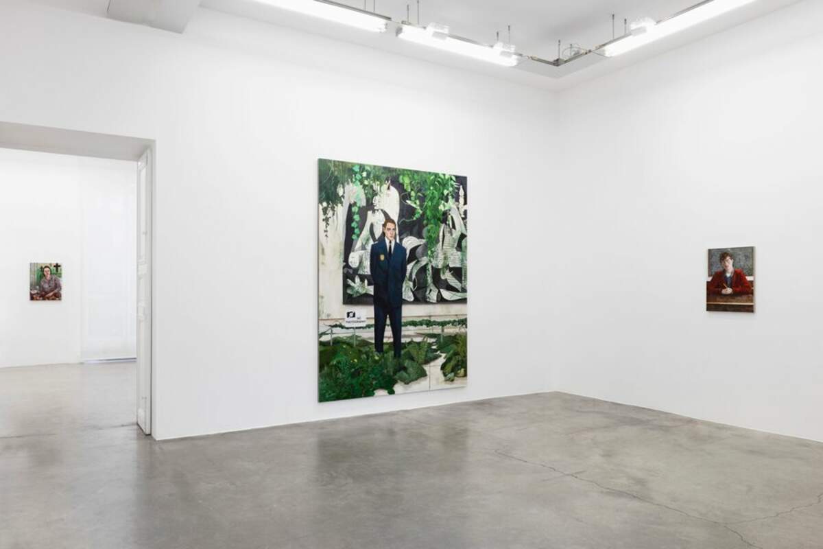 Vue de l’exposition The First and The Last de Hernan Bas à la galerie Perrotin, Paris, 2024. Photo: Tanguy Beurdeley. Courtesy of the artist and Perrotin