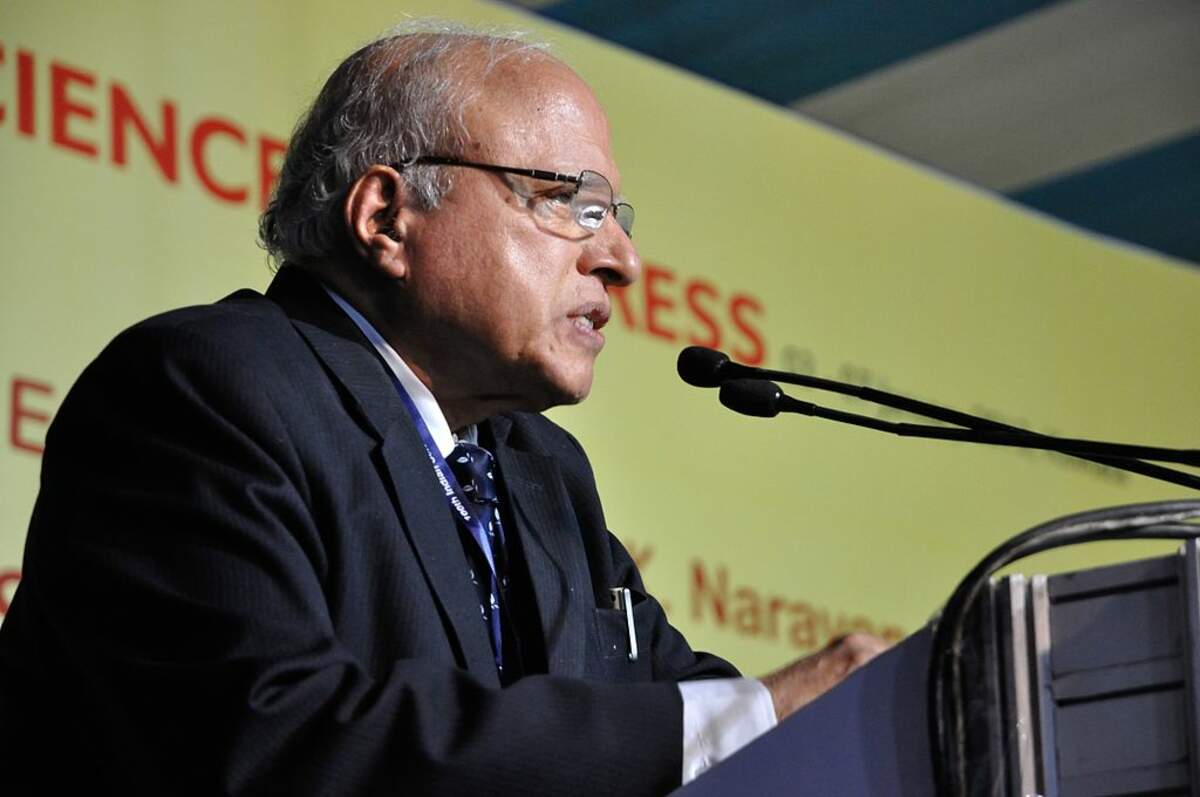 Monkombu S. Swaminathan en 2013 (Photo Biswarup Ganguly)