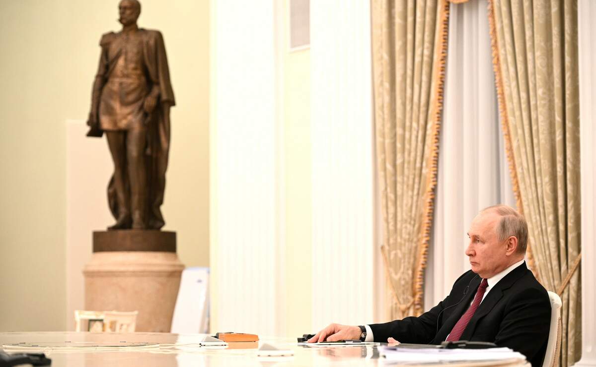 Le président russe Vladimir Poutine lors d’une rencontre avec le président Milorad Dodik. 23 mai 2023, via Wikimedia (CC BY 4.0)