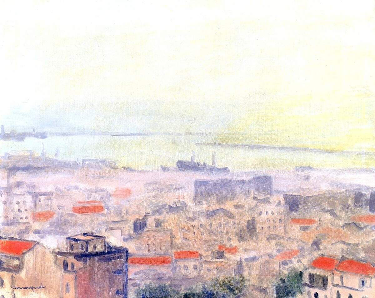Le port d’Alger par Albert Marquet