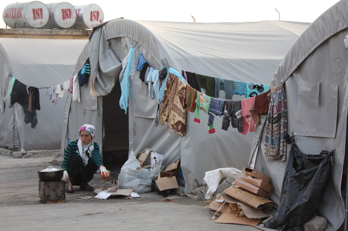 Une réfugiée syrienne en Turquie (photo Union européenne, 2014)