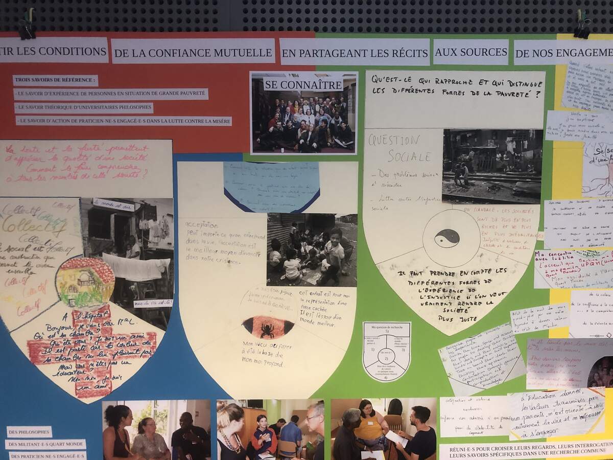 Une planche de l’exposition racontant l’aventure (photo J. C.)