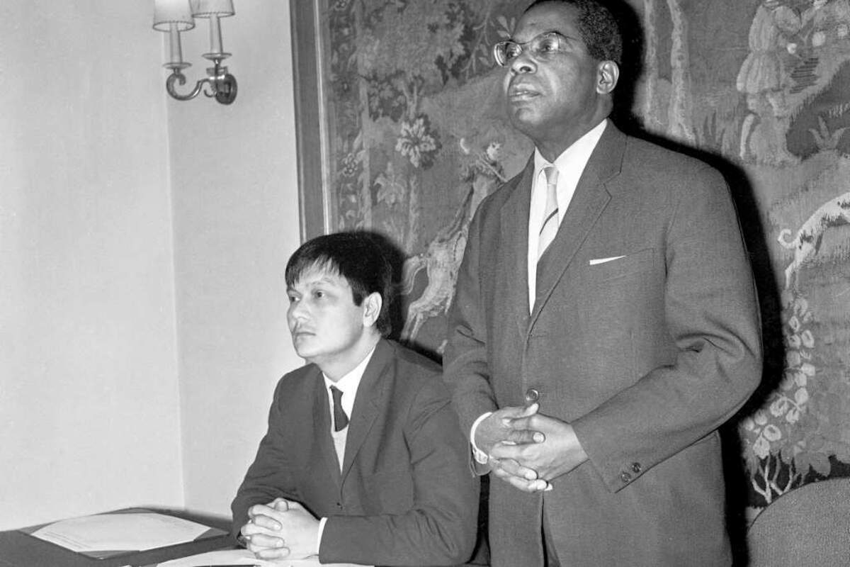 Paul Vergès et Aimé Césaire, DR