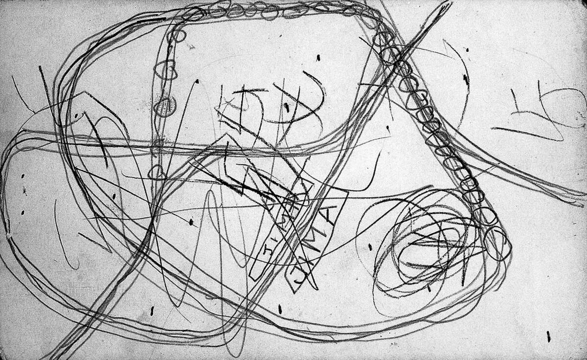 Dessin de Richard (archives de Melanie Klein, 1941, Wellcome images)