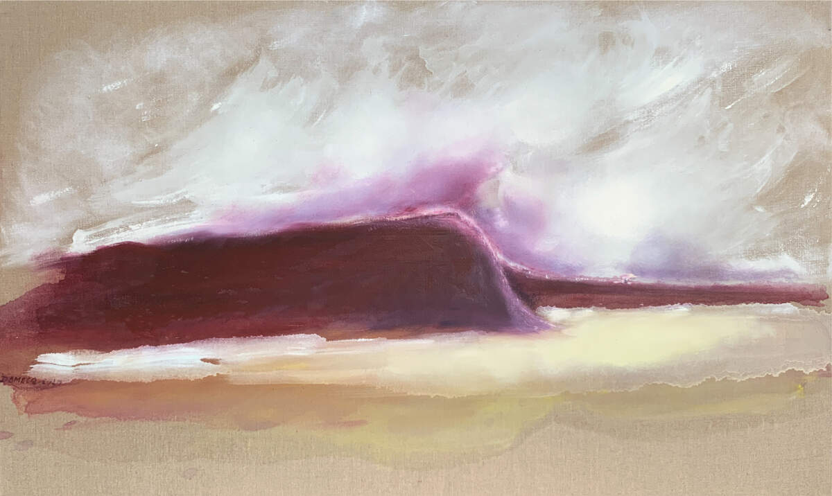 Bord de mondes, n°2 - Huile sur toile - 116x81cm