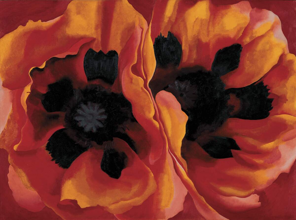 Georgia O’Keeffe, Oriental Poppies, 1927. Huile sur toile, 76,7 ×102,1 cm. Collection of the Frederick R. Weisman Art Museum at the University of Minnesota, Minneapolis. Museum Purchase (1937.1). Image Weisman Art Museum at the University of Minnesota, Mi