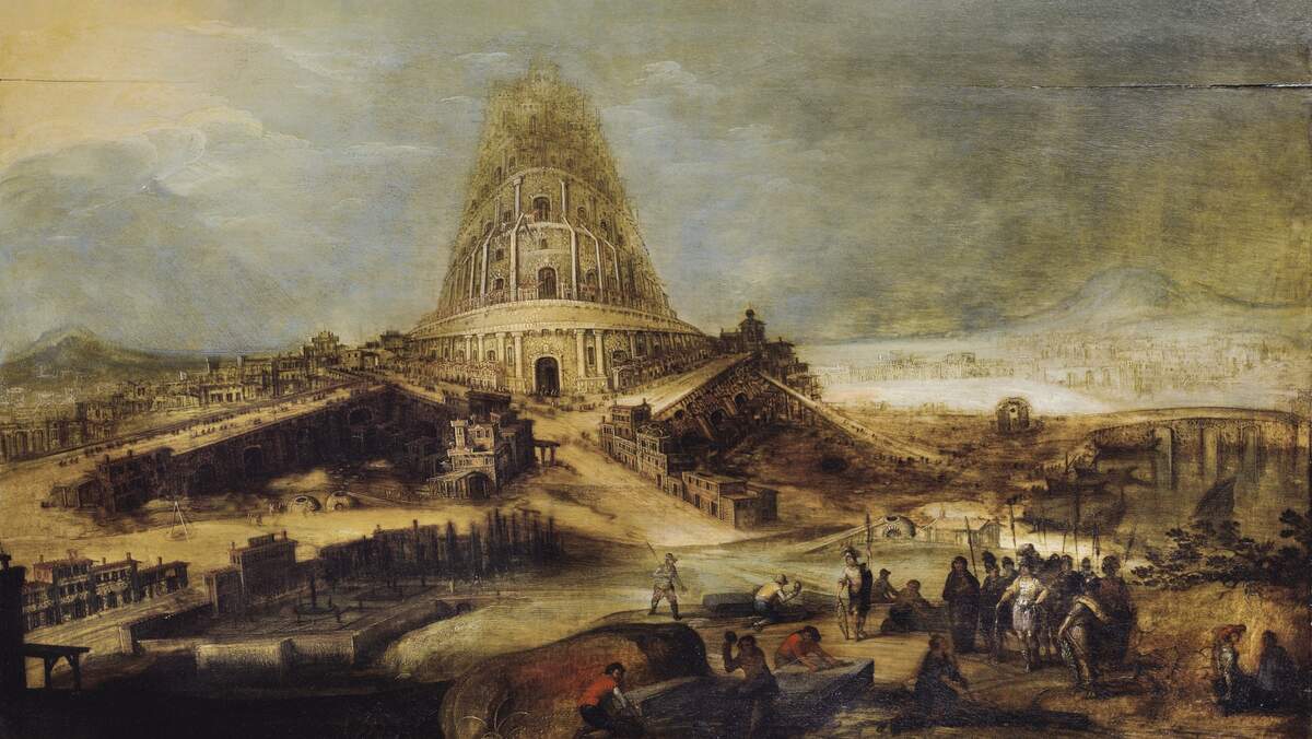 La Tour de Babel du peintre flamand Hendrik III van Cleve (1525-1589) 