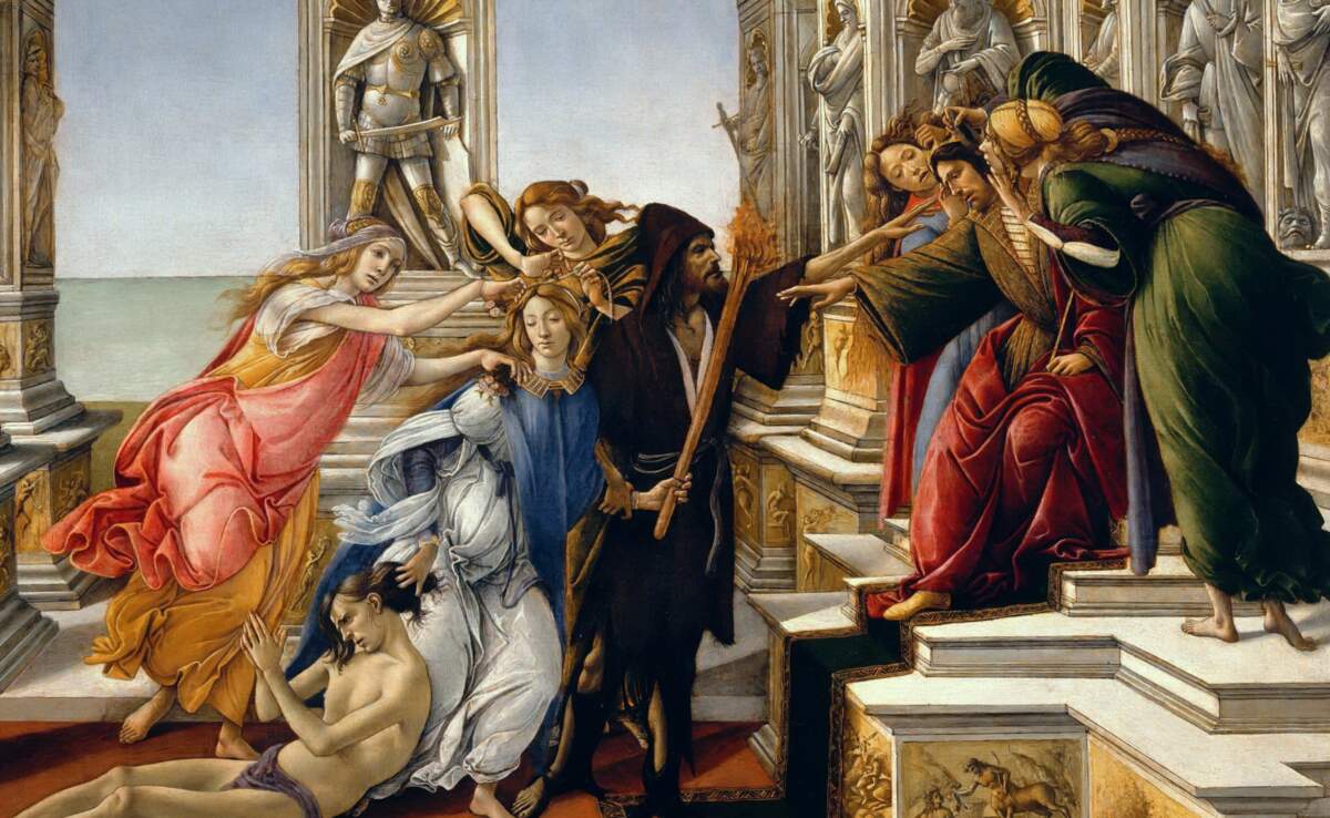 Botticelli, La calomnie d’Appelle (v. 1495, détail)