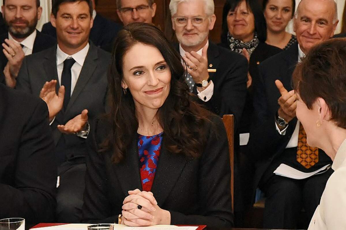 Jacinda Ardern, le 26 octobre 2017 (Photo du gouvernement général de Nouvelle-Zélande)