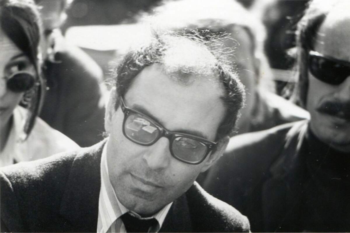 Jean-Luc Godard à Berkeley en 1968 (Gary Stevens via Od1n)