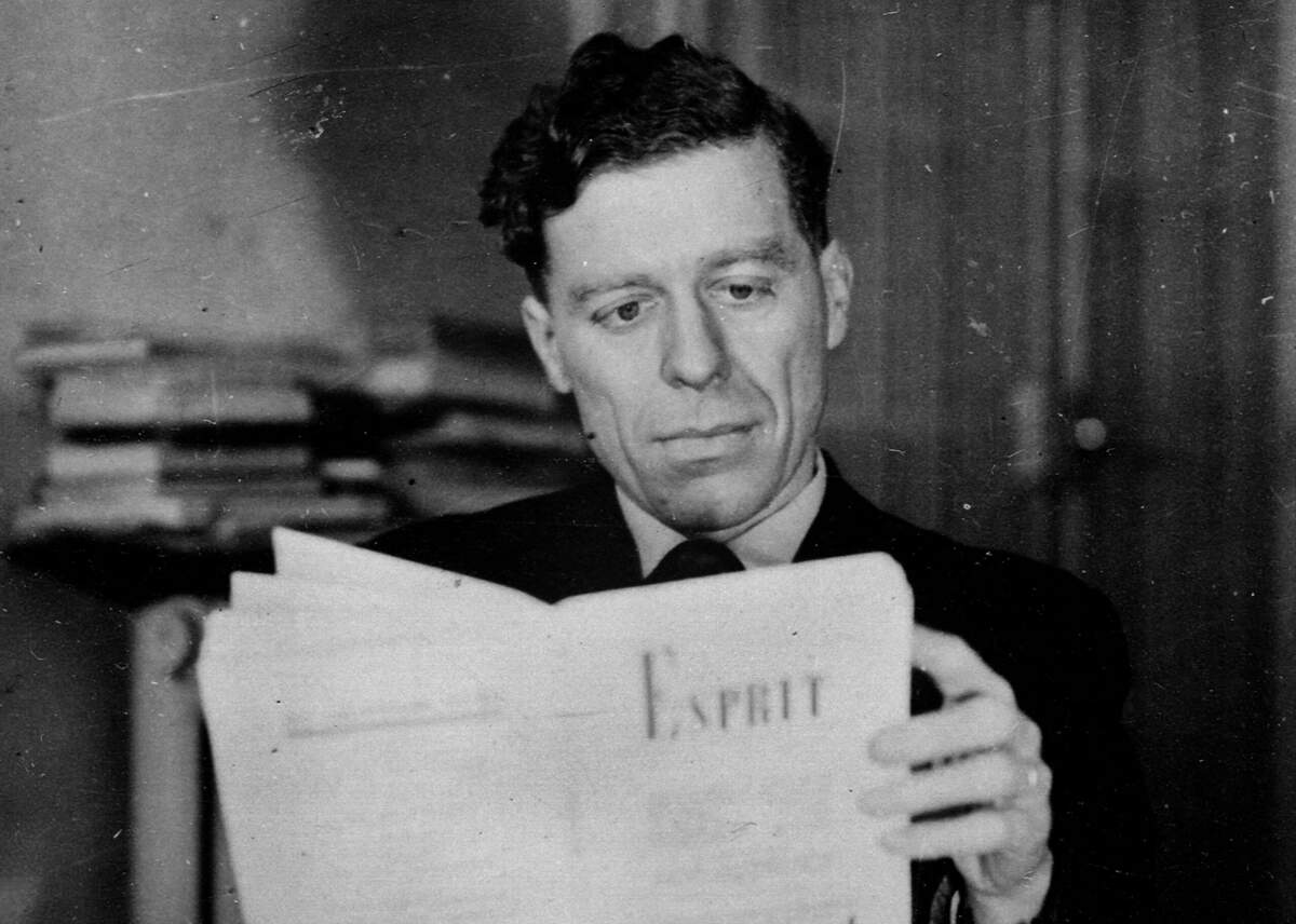   Emmanuel Mounier (1905-1950), philosophe français, fondateur de la revue « Esprit », en 1932 · Crédit : © Roger-Viollet