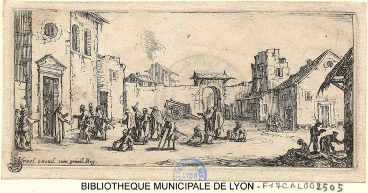 Jacques Callot, L’hôpital (1635)