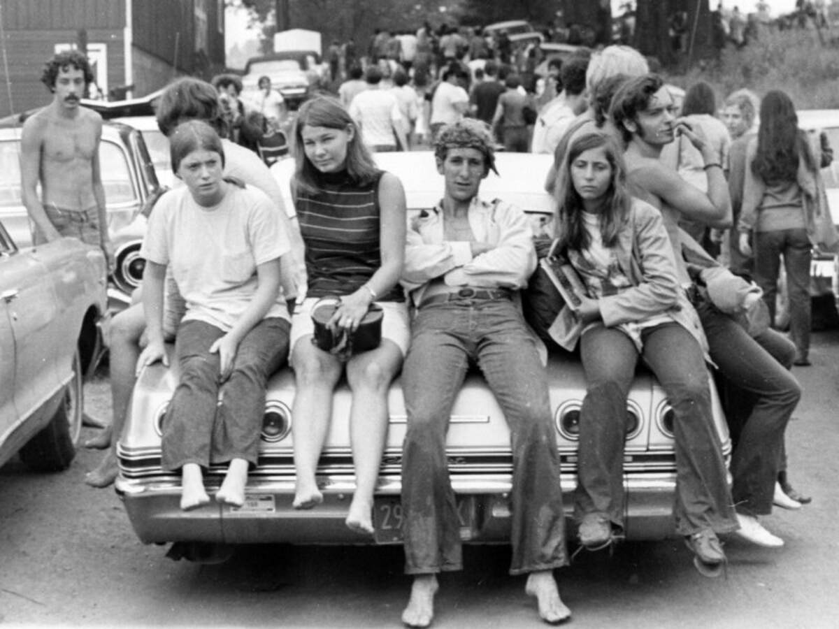 Festival de Woodstock de 1969. Photo de Ric Manning